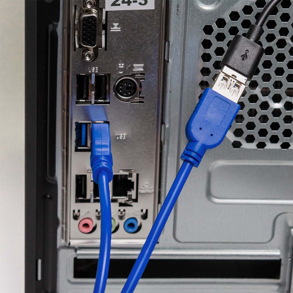 Фото Кабель удлинитель Vell, для подключения устройств USB 3.0, 1 м {V80116} (2)