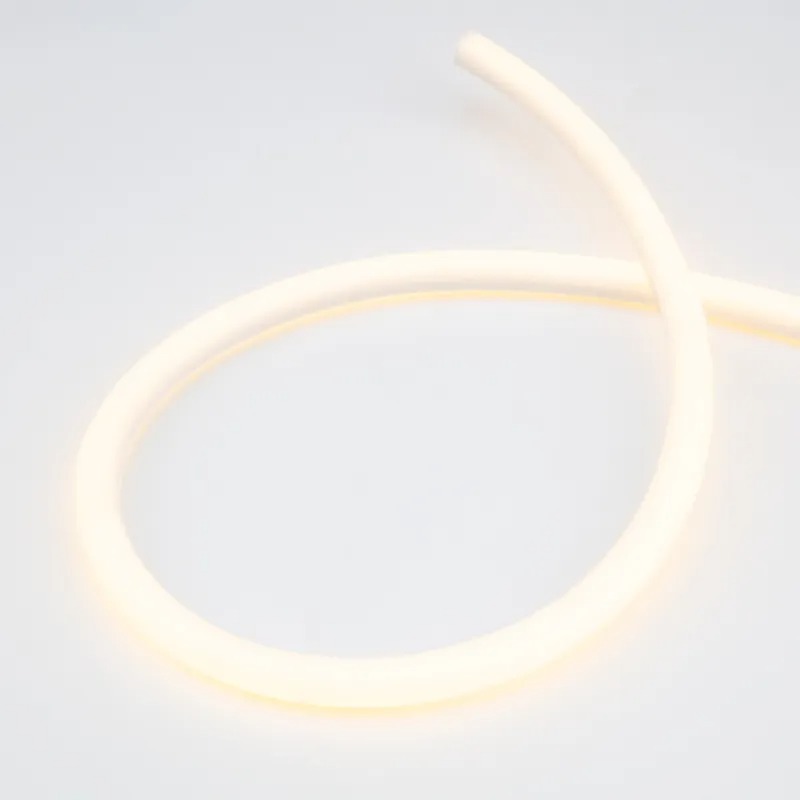 Фото Гибкий неон LED 360 (круглый), теплый белый, бухта 50 м {131-316}