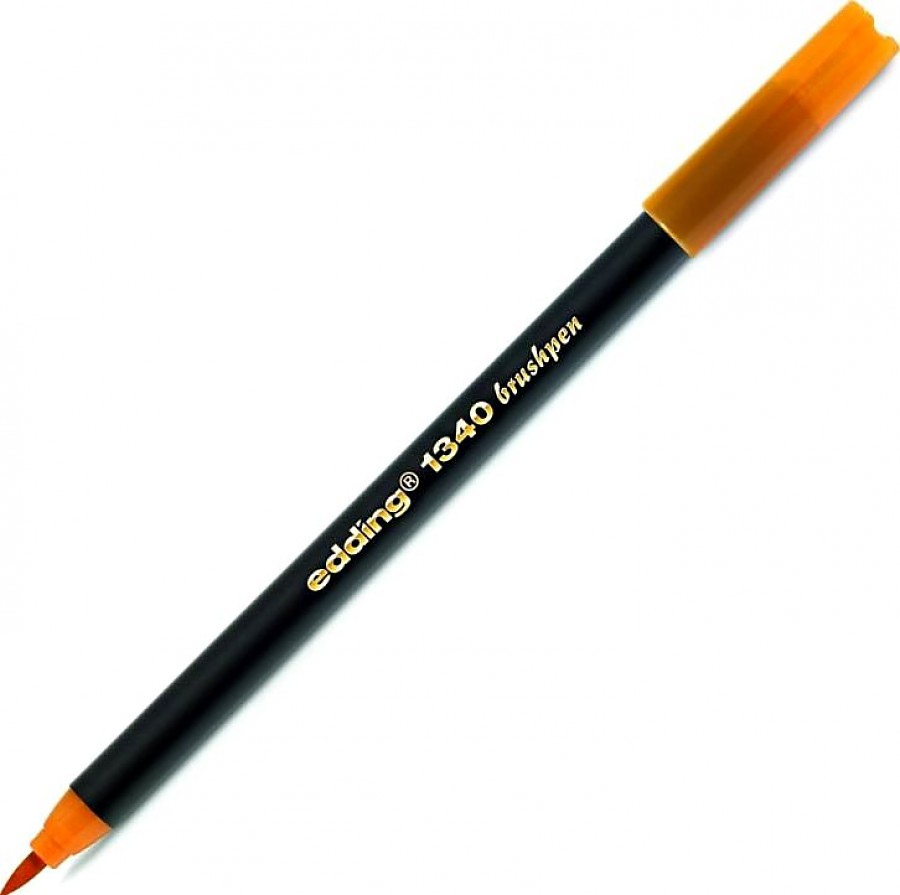 Фото Брашпен Edding E-1340 с гибким наконечником, оранжевый {E-1340#6}