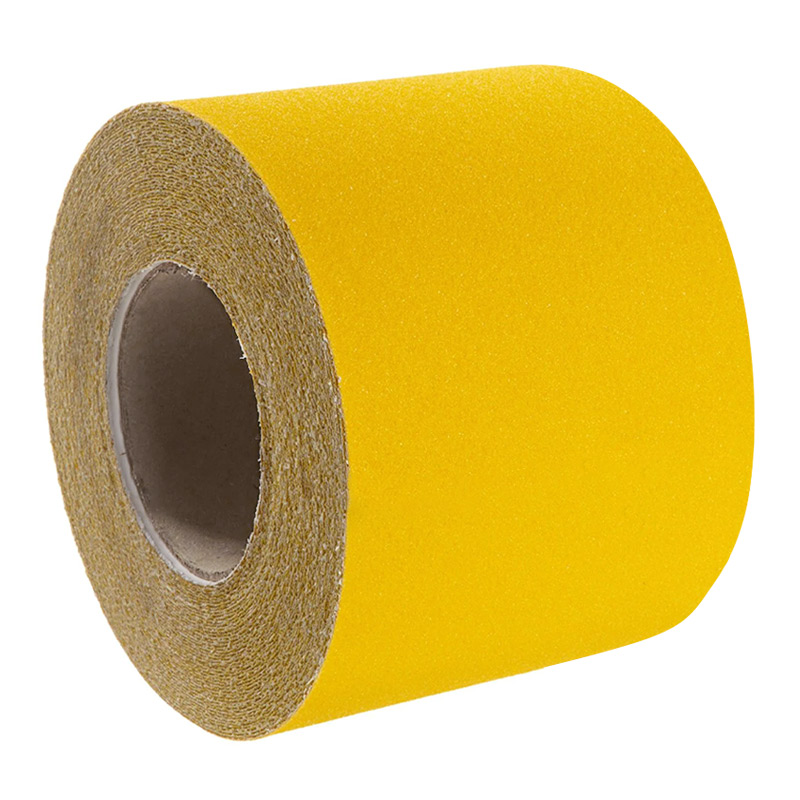 Фото Универсальная противоскользящая лента Vell, желтый (100 мм х 18,3 м) {400185}