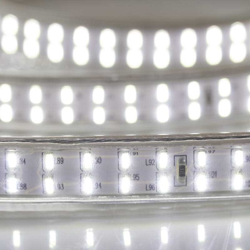 Фото Светодиодная лента, 6.5x15 мм, белый, SMD 3014, 240 LED/м, 220 В, Neon-Night {142-803} (7)