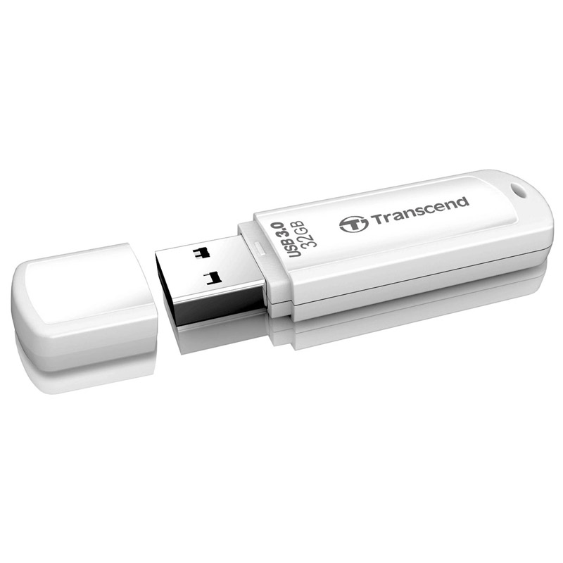 Фото Флеш накопитель 32GB Transcend JetFlash 730, USB 3.0, белый {TS32GJF730}