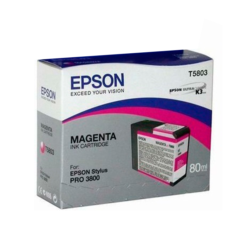 Фото Картридж EPSON T5803 пурпурный для Stylus Pro 3800 {C13T580300}