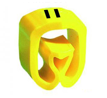 Фото Маркер закрытого профиля Partex PA-3 на провод 16.0-70.0 мм², символ "=", желтый/черный (пачка 20 шт.) {PA-30006AV40.=}