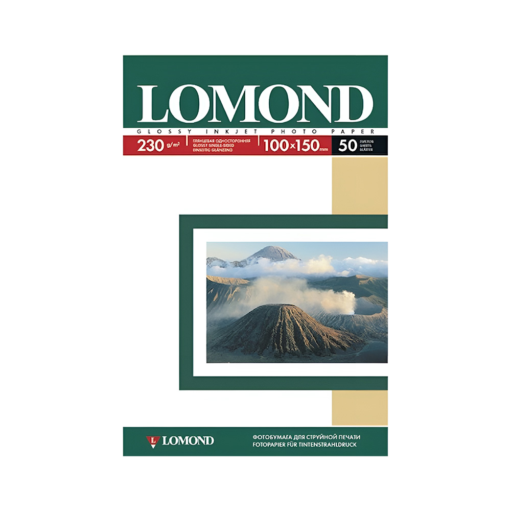 Фото Фотобумага Lomond односторонняя глянцевая, 230 г/м², A6, 500 л. {0102082}