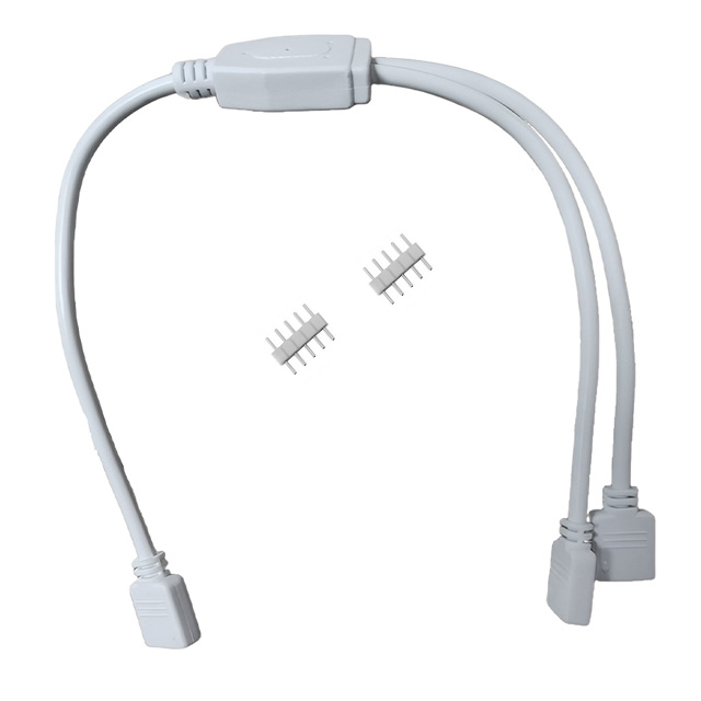 Фото Коннектор соединительный для RGB светодиодных лент 10 мм и контроллеров NEON-NIGHT (30 см) {144-113}