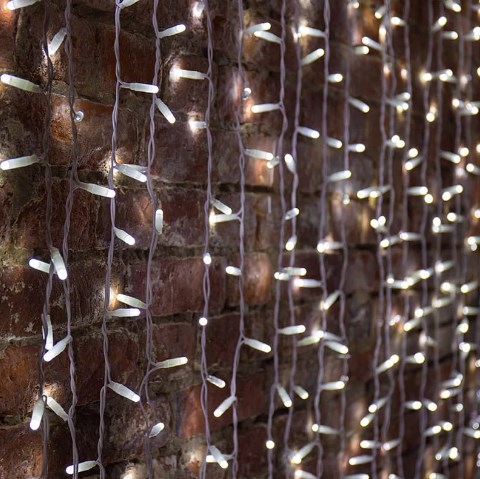 Фото Гирлянда "Светодиодный Дождь" 2х1,5м, постоянное свечение, белый провод, 230 В, диоды Белые, 360 LED {235-115}