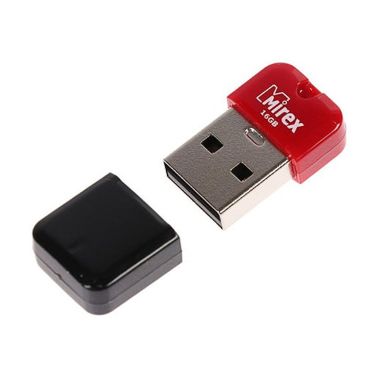 Фото Флеш накопитель 16GB Mirex Arton, USB 2.0, Красный {13600-FMUART16}