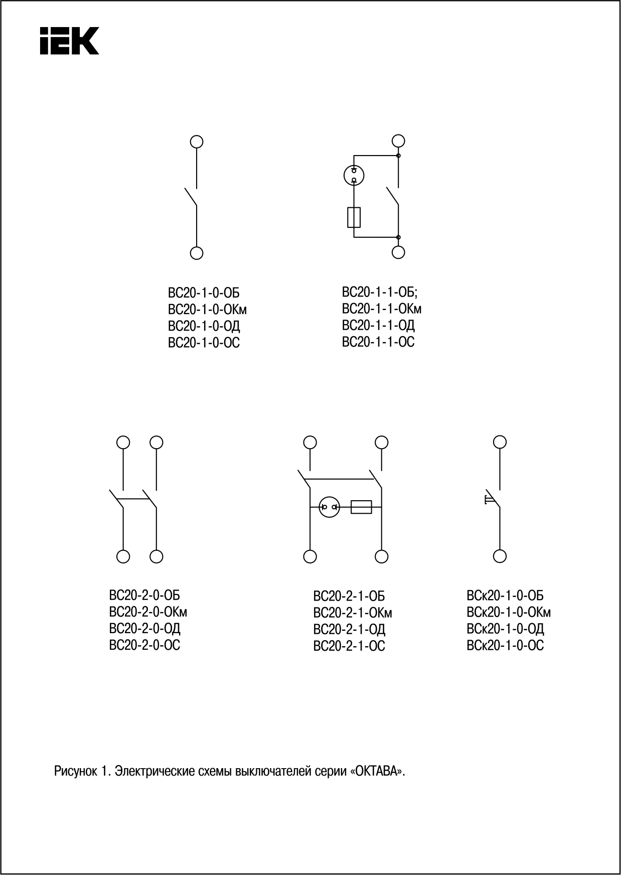 Фото Выключатель 2кл 10А откр.уст. ОКТАВА (сосна) IEK ВС20-2-0-ОС {EVO20-K03-10-DC} (2)