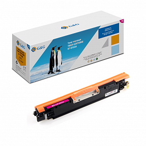 Фото Тонер-картридж MyToner, аналог HP CF353A/130A красный 1k с чипом (MT-CF353A) {NT-PH353M-C}