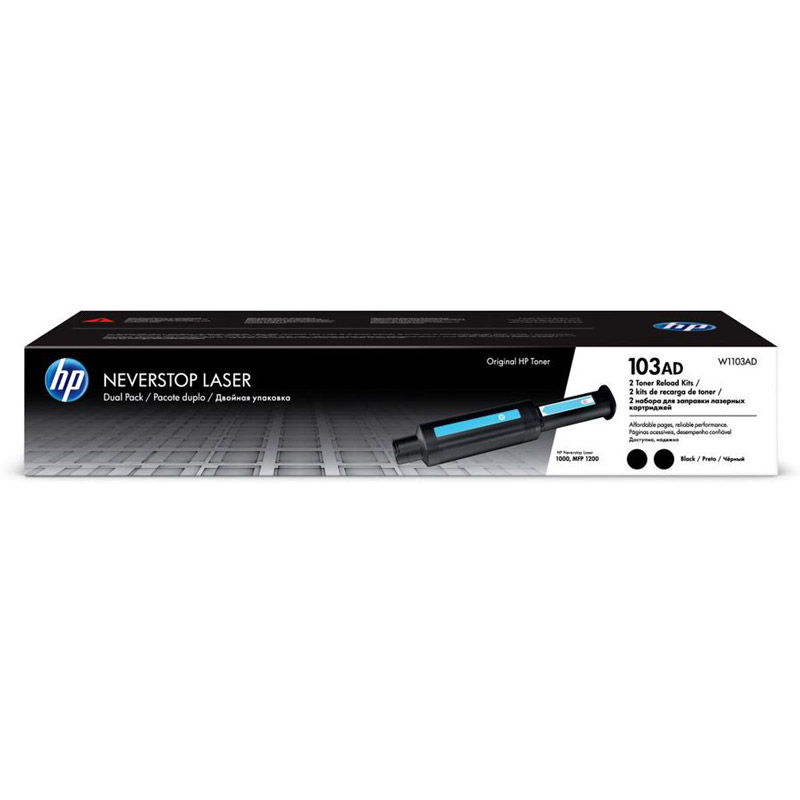 Фото Заправочное устройство для принтера HP Neverstop тип 103AD упаковка 2 шт. черное (2500*2 стр.) {W1103AD}