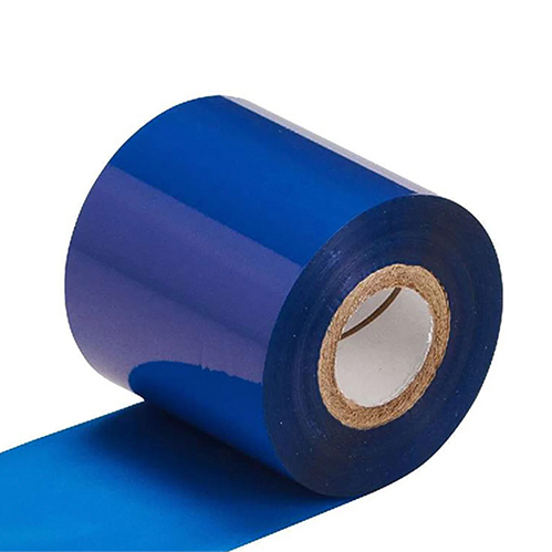 Фото Термотрансферная лента (риббон) 57 мм х 74 м, 2", OUT, Format R500, Resin, синяя (blue) {F057074ROR500-TLP2824-BLUE}