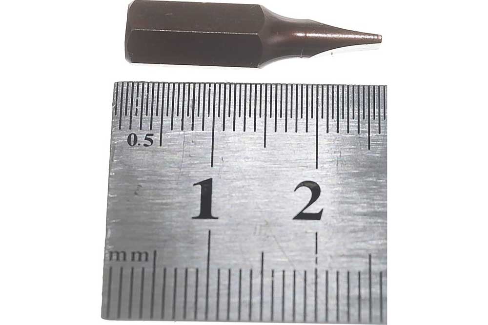 Фото Бита EDGE SL 4.0мм, сталь S2, длина 25 мм, 3шт в блистере {818010003} (4)