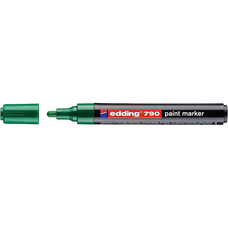 Фото Маркер лаковый Edding E-790 зеленый, круглый наконечник 2-3 мм {E-790#4}
