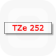 Фото Лента Brother TZE-252 (24 мм, красный на белом) {TZE252} (1)