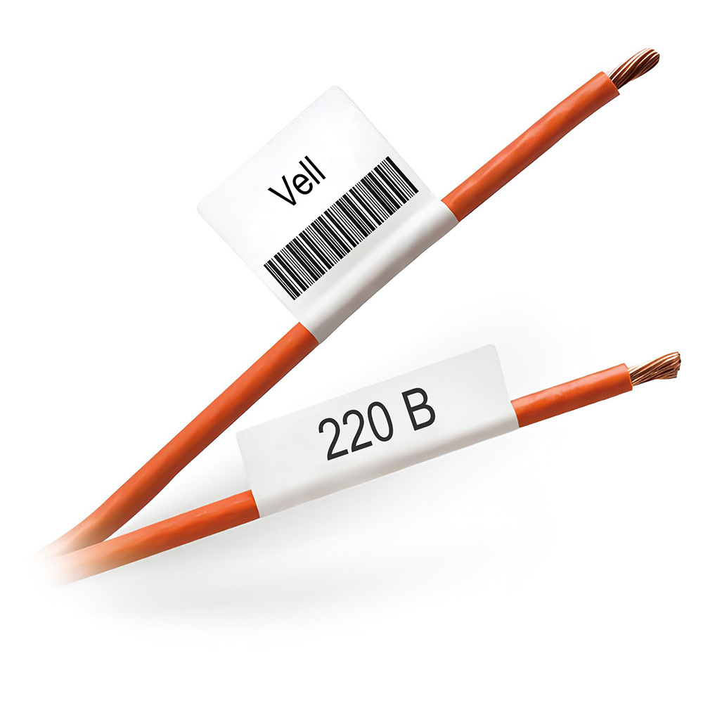 Фото Лента Vell VL-B-DK 22205G, черная на зелёном, 62 мм х 30,5 м, (Brother DK22205) для QL570/710W/720NW/800/810W/820NW {VL-22205G} (6)