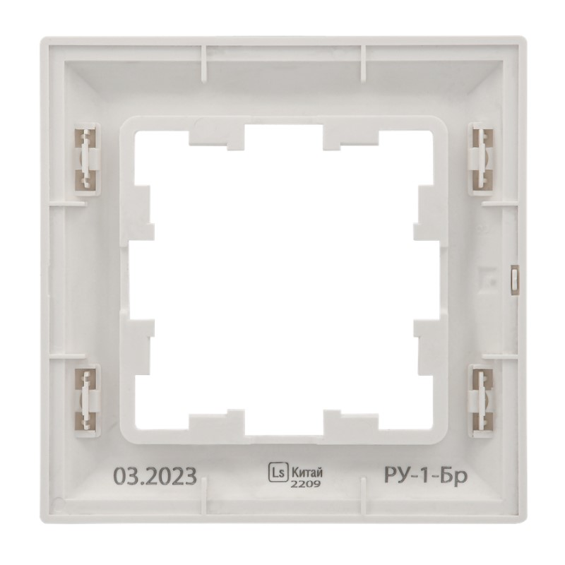 Фото Рамка 1-м BRITE РУ-1-Бр бел./бел. IEK BR-M12-12-K01 (5)