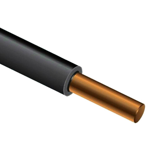 Фото Провод ПуВ 1х2,5 ГОСТ на катушке, черный TDM {SQ0124-0028}