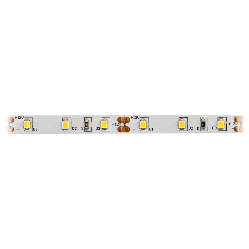 Фото Лента светодиодная LS2835-4,8-60-12-2700K-IP20-2year-5m, белая, ЭРА {Б0044108} (1)