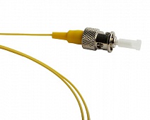 Фото Hyperline FPT-B9-9-ST/UR-1.5M-LSZH-YL Пигтейл волоконно-оптический SM 9/125 (OS2), ST/UPC, 1.5 м, LS {274744}