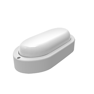 Фото Gauss Светильник ЖКХ ECO овал 12W 940lm 4000K 160-260V IP65 198*96*53мм белый {161418212}