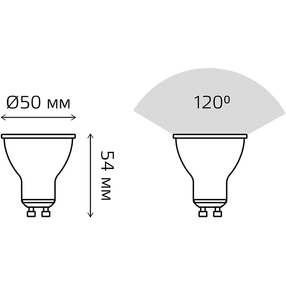 Фото Лампа Elementary Gauss MR16 7W 550lm 4100К GU10 LED {13627} (2)