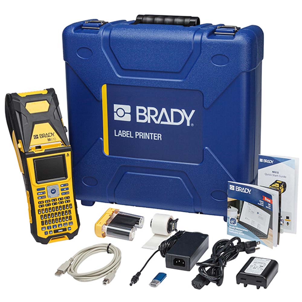 Фото Принтер BRADY M610-QY-EU-BT-BWS (Eng) c bluetooth и ПО BWS ADVANCED, английская клавиатура {brd317803}