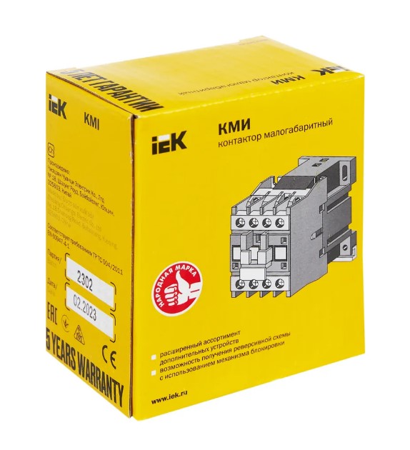 Фото Контактор КМИ-11210 12А 230В/АС3 1НО IEK KKM11-012-230-10 (9)