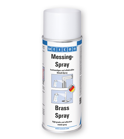 Фото Защитное покрытие Weicon Brass Spray, латунь-спрей (400 мл) {wcn11102400}