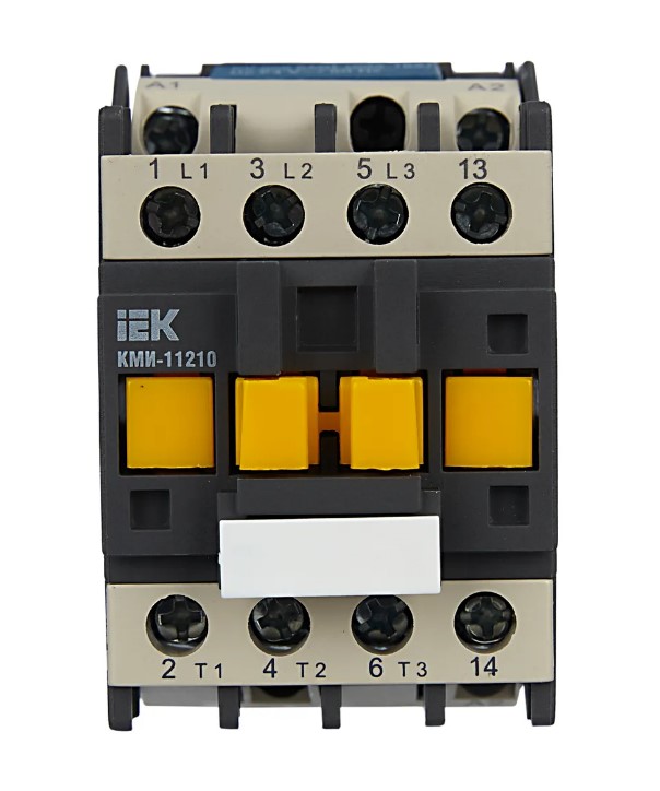 Фото Контактор КМИ-11210 12А 24В/АС3 1НО IEK KKM11-012-024-10 (2)