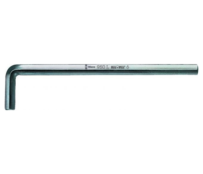 Фото Г-образный ключ 2 мм, метрический, хромированный WERA 950 L, Hex-Plus {WE-021605}
