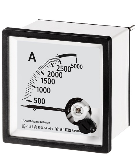 Фото Амперметр А96 2500А/5А-1,5 TDM {SQ1102-0027} (3)