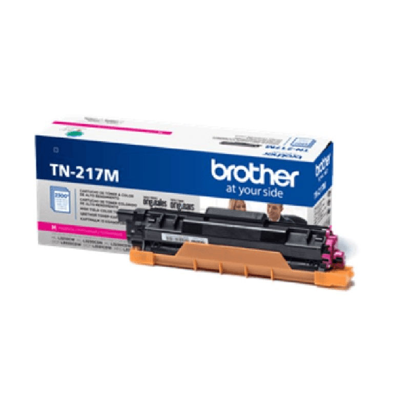Фото Картридж Brother TN217M (2 300 стр.) пурпурный для HLL3230CDWR1/DCPL3550CDWR1/MFCL3770CDWR1