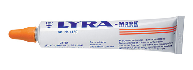 Фото Термостойкая маркировочная паста Lyra-Mark, до 1000°С, 50 мл, оранжевый {L4150013}