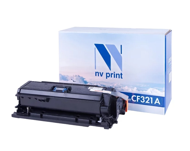 Фото Картридж NV Print совместимый CF321A для HP LJ Color M680 (голубой) {40883}