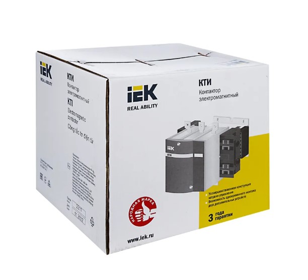 Фото Контактор КТИ-5225 225А 400В/АС3 IEK KKT50-225-400-10 (7)