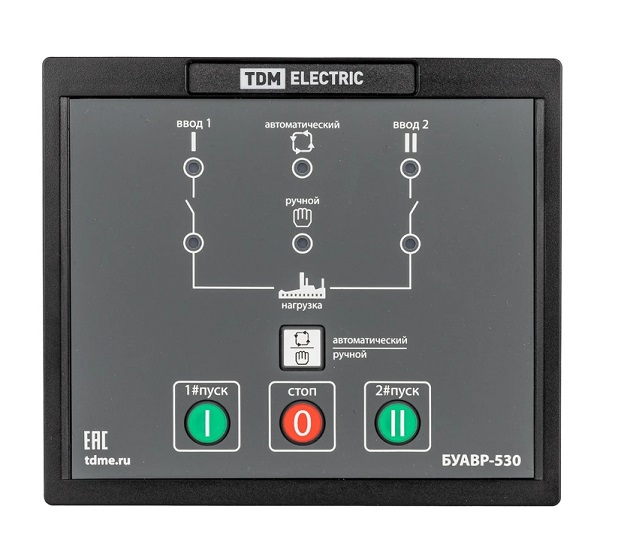 Фото Блок управления АВР БУАВР-530/2Л-1Н 3Ф+N/3Ф/1+N TDM {SQ0743-0110} (5)