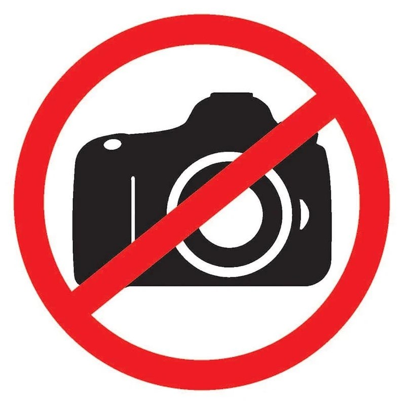 Фото Табличка ПВХ запрещающий знак «Фотосъемка запрещена», 150х150 мм, Rexant {56-0043-2}