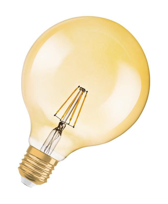 Фото Лампа светодиодная филаментная 1906 LED GLOBE 6.5W/824 230В FIL GD E27 FS1 OSRAM 4058075808997