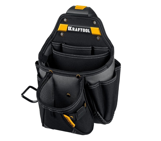 Фото Комплект KRAFTOOL KBS-3: пояс монтажника, большая сумка, малая сумка {38762} (2)