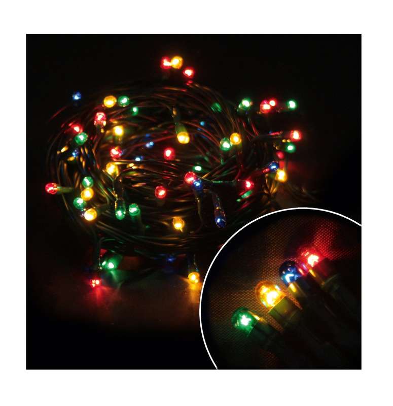 Фото Гирлянда OTW100C-M 100 разноцв. микроламп 8 реж. IP40 5м SHLights 4690601003072