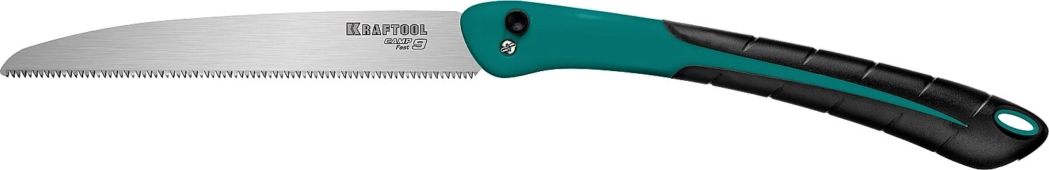Фото KRAFTOOL CAMP Fast 9 ножовка для быстрого реза сырой древесины, 250 мм {15218}