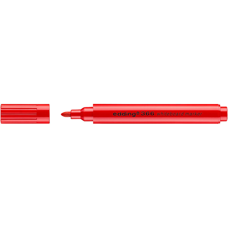 Фото Мини-маркер для доски Edding, круглый наконечник, 1 мм, красный {E-366#2}