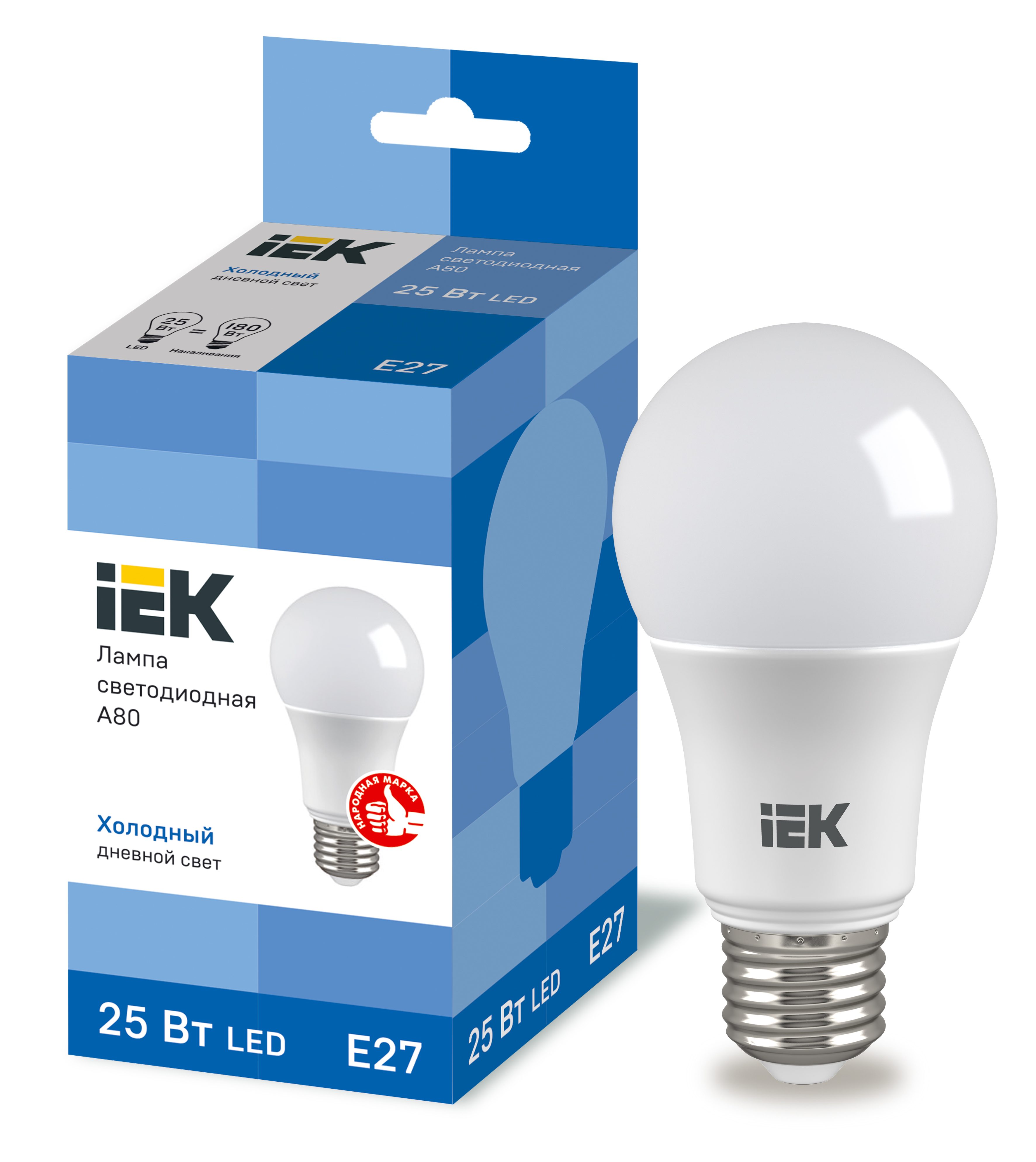 Фото IEK Лампа LED A80 шар 25Вт 230В 6500К E27 {LLE-A80-25-230-65-E27}