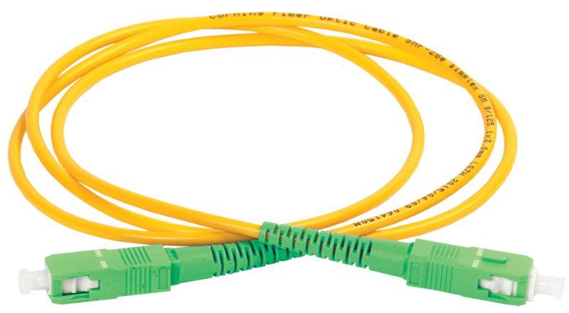 Фото Патч-корд оптический коммутационный соединительный для одномодового кабеля, 9/125 OS2, SC/APC-SC/APC Simplex, 5м, ITK {FPC09-SCA-SCA-C1L-5M}