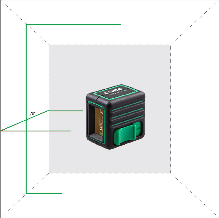 Фото Лазерный уровень ADA Cube MINI Green Professional Edition {А00529} (1)