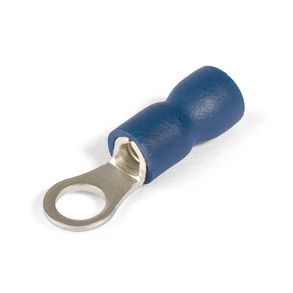 Фото Наконечники кольцевые изолированные КВТ НКИ 2.5-4 с ПВХ манжетой {47477}