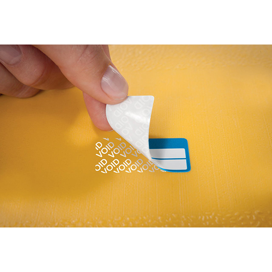Фото Инвентарные этикетки-пломбы, синяя рамка 50x20 мм (10 листов, 50 этикеток) {6924} (3)