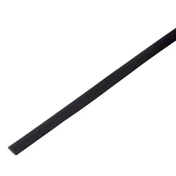 Фото Термоусадочная трубка 40/20 мм, черная упаковка 10 шт. по 1 м PROconnect {55-4006}