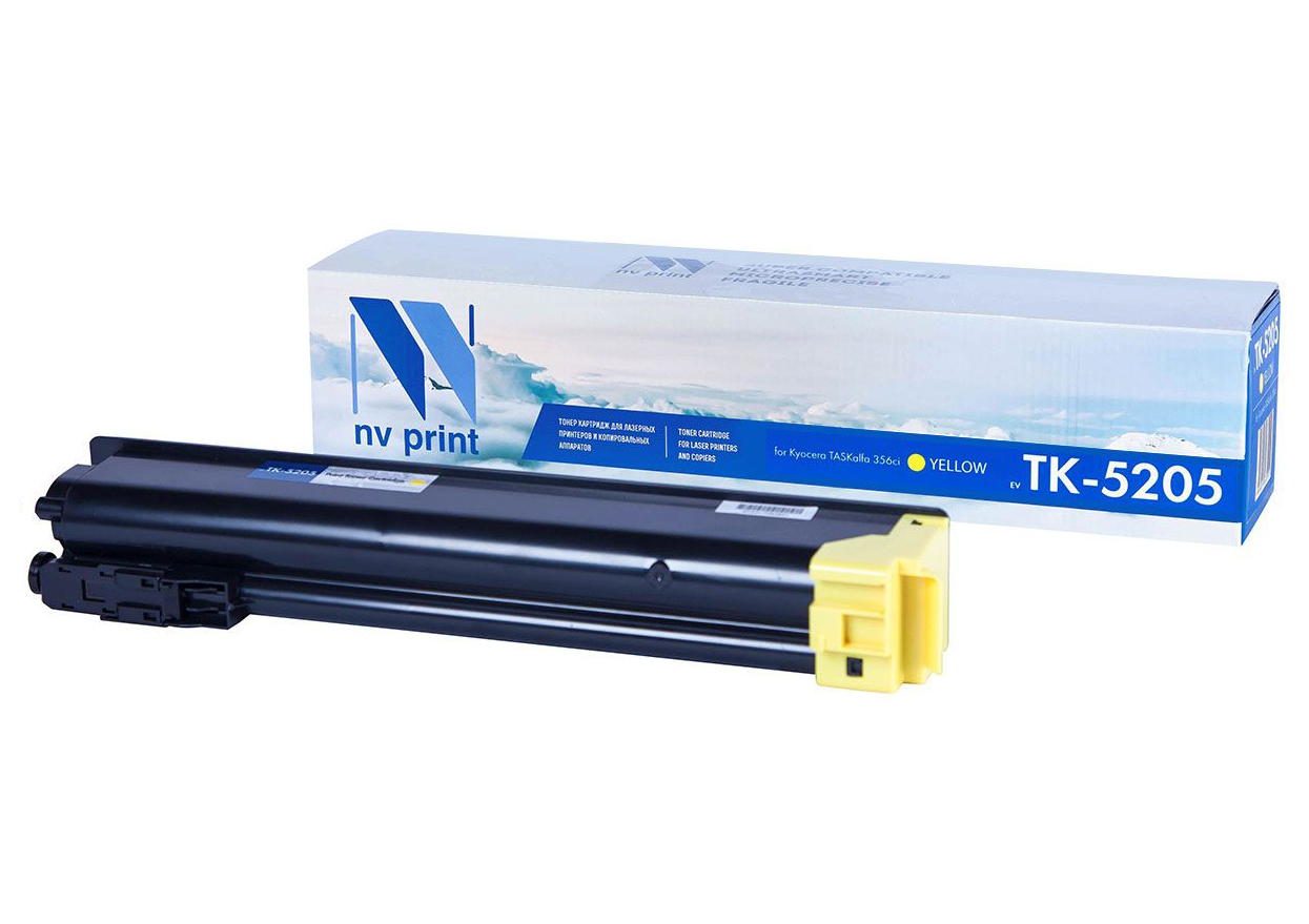 Фото Картридж NV Print совместимый TK-5205 для Kyocera TASKalfa 356ci (желтый) {47238}